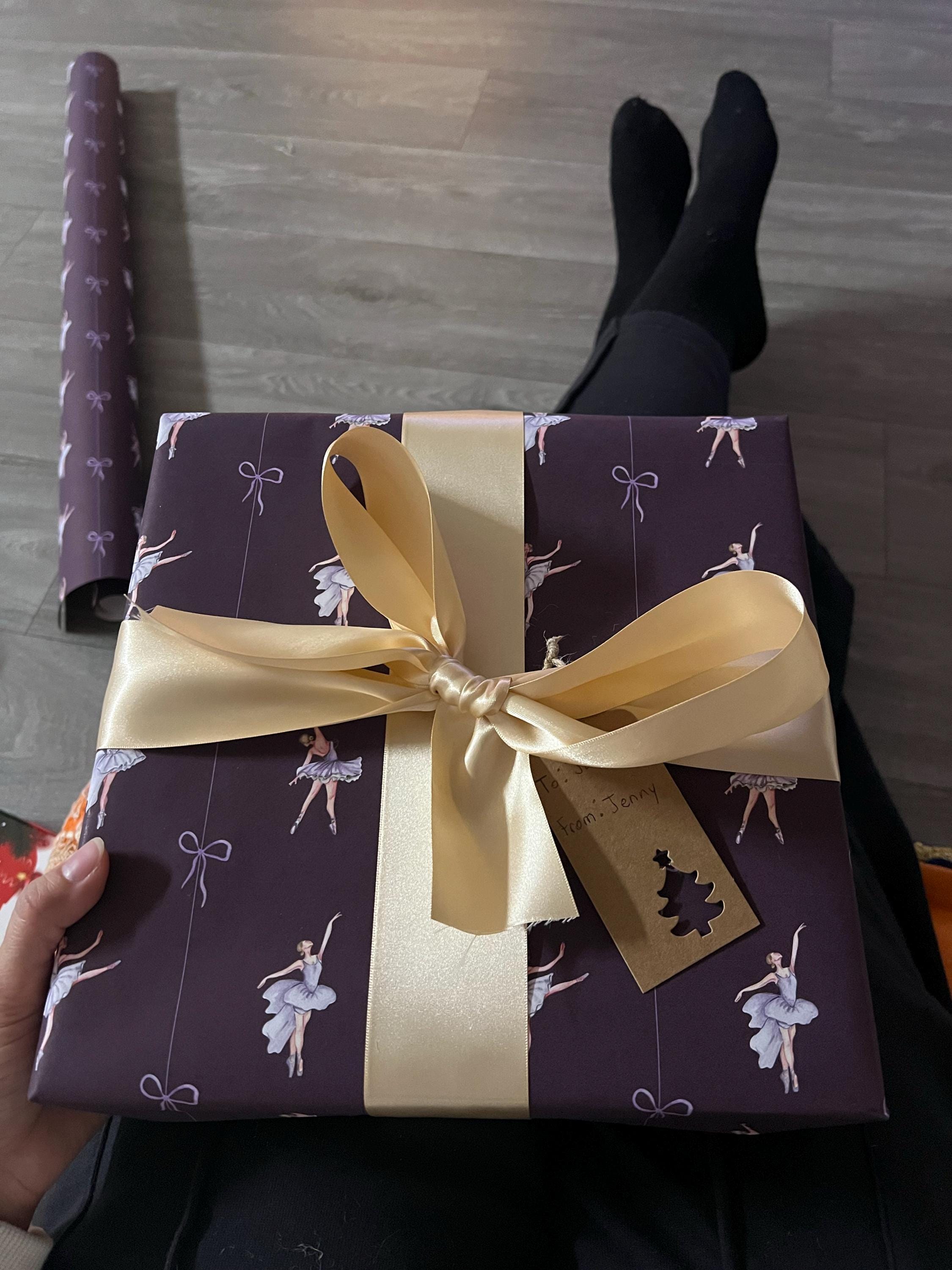 Ballerina Wrapping Paper Girl Gift Wrap Nutcracker Gift Wrap Elegant Christmas Gift Wrap Ballet Wrapping Paper Christmas Gift Wrap Girl