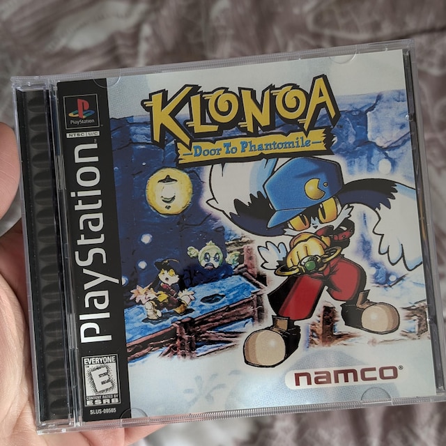 Custom Printed Klonoa -door to Phantomile Playstation 1 Manual