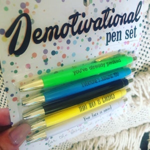 Demotivational Pen Set – EasyStreetBoutique