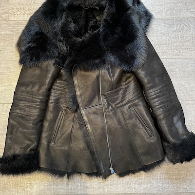 Cashmere, Wool, Alpaca Mixed Fabric Woman Fur Coat With Real Fur Coat ...
