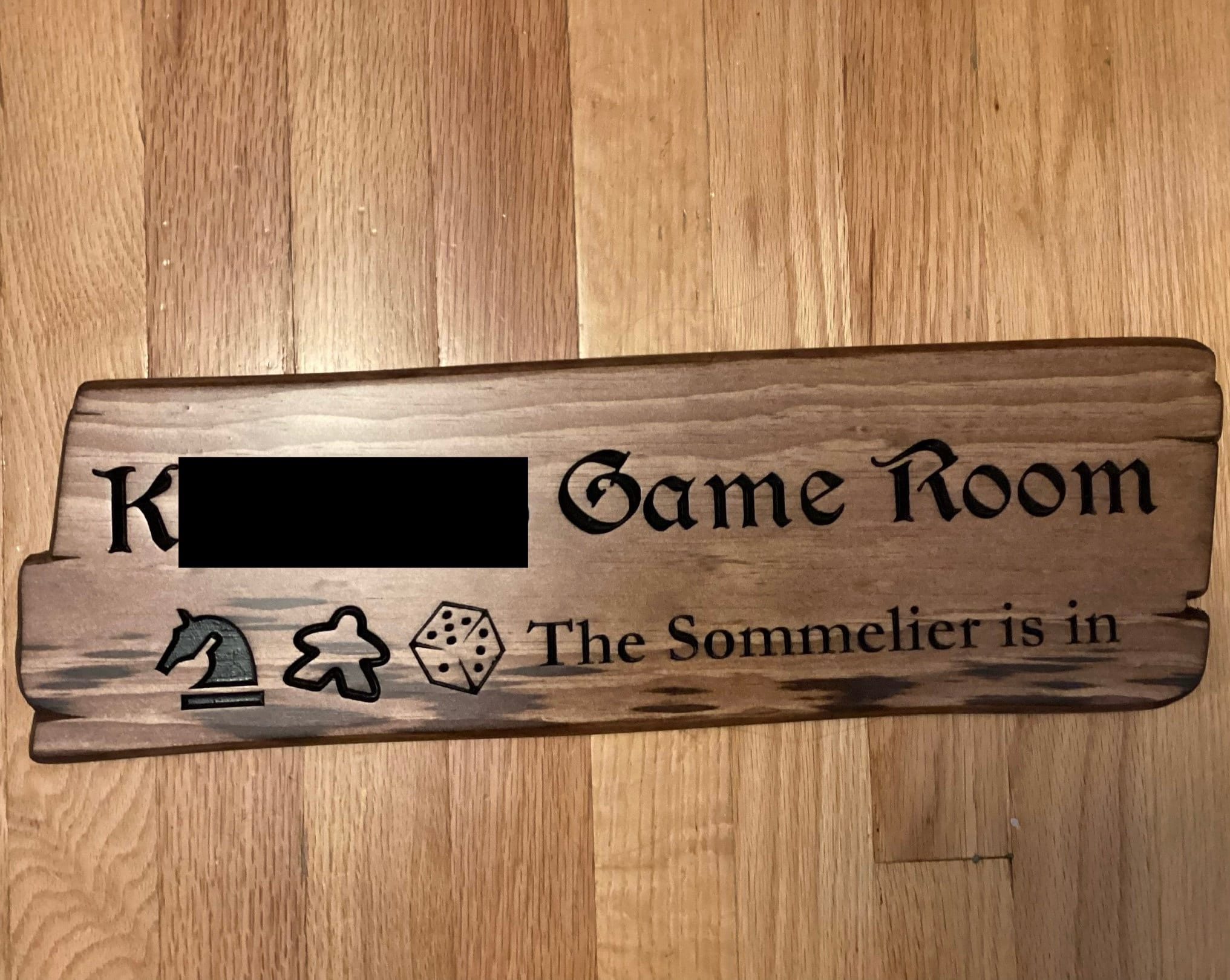 Personalized Carved Wood Sign: Rustic Outdoor Decor