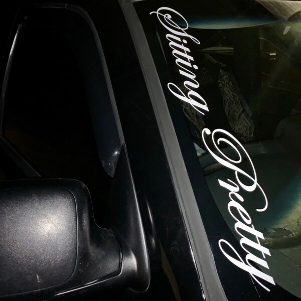 Thot Yacht Wall Decal Car Truck Window Windshield JDM Sticker Vinyl Le – Boop Decals - Foto 4