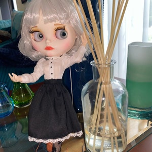 Customer photo of White Shirt with Belt, Black & Brown Skirt from This Is Blythe