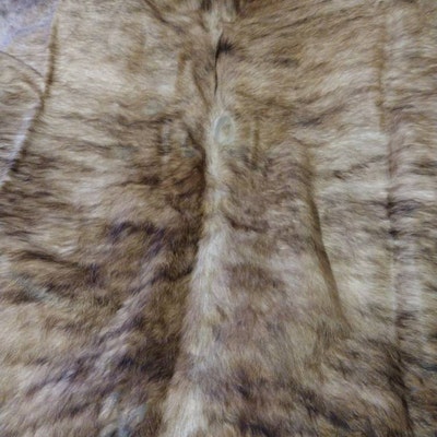 BRINDLE GRAY BROWN Large New Cowhide Rug Natural Hair on 7X7 Ft Size ...