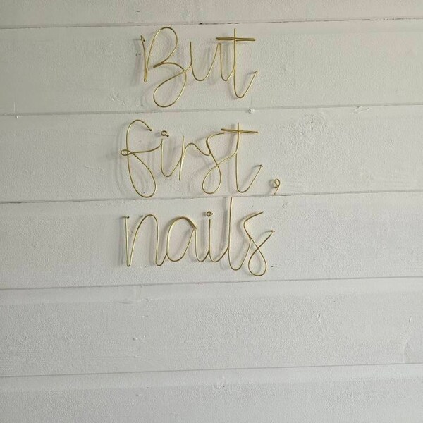 Knitted Names and Words Wool Wire Words Personalised Wall Decor Signs ...