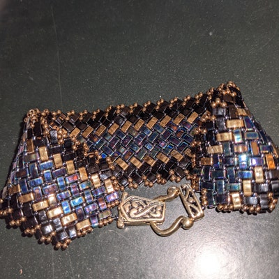 Antique Gold Magnetic Single Loop Strand Magnetic Clasp M202 - Etsy