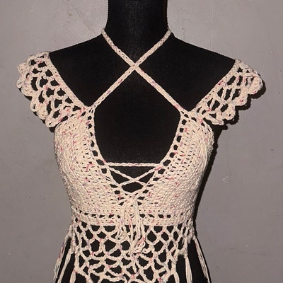 Flower Dome Lo’ak  Handmade Crochet Top and Skirt