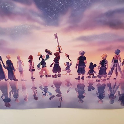 Kingdom Hearts 3 Poster Print - Etsy