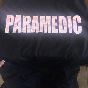 New Reflective PARAMEDIC T-Shirt EMT/EMS