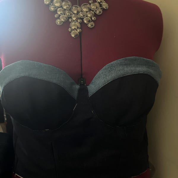 SEWING Bustier Pattern, Women Pdf Sewing Pattern, Pack 7 Size XS 3XL ...