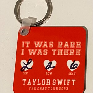 Taylor Swift Lover Heart Keychain Rare Glitter Sparkly ships now