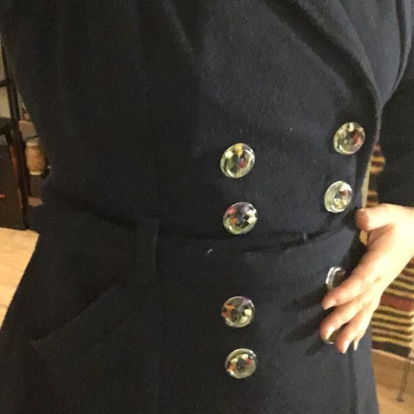 Elegant A-line Coat Sewing Pattern | Double Breasted Wool Coat With ...