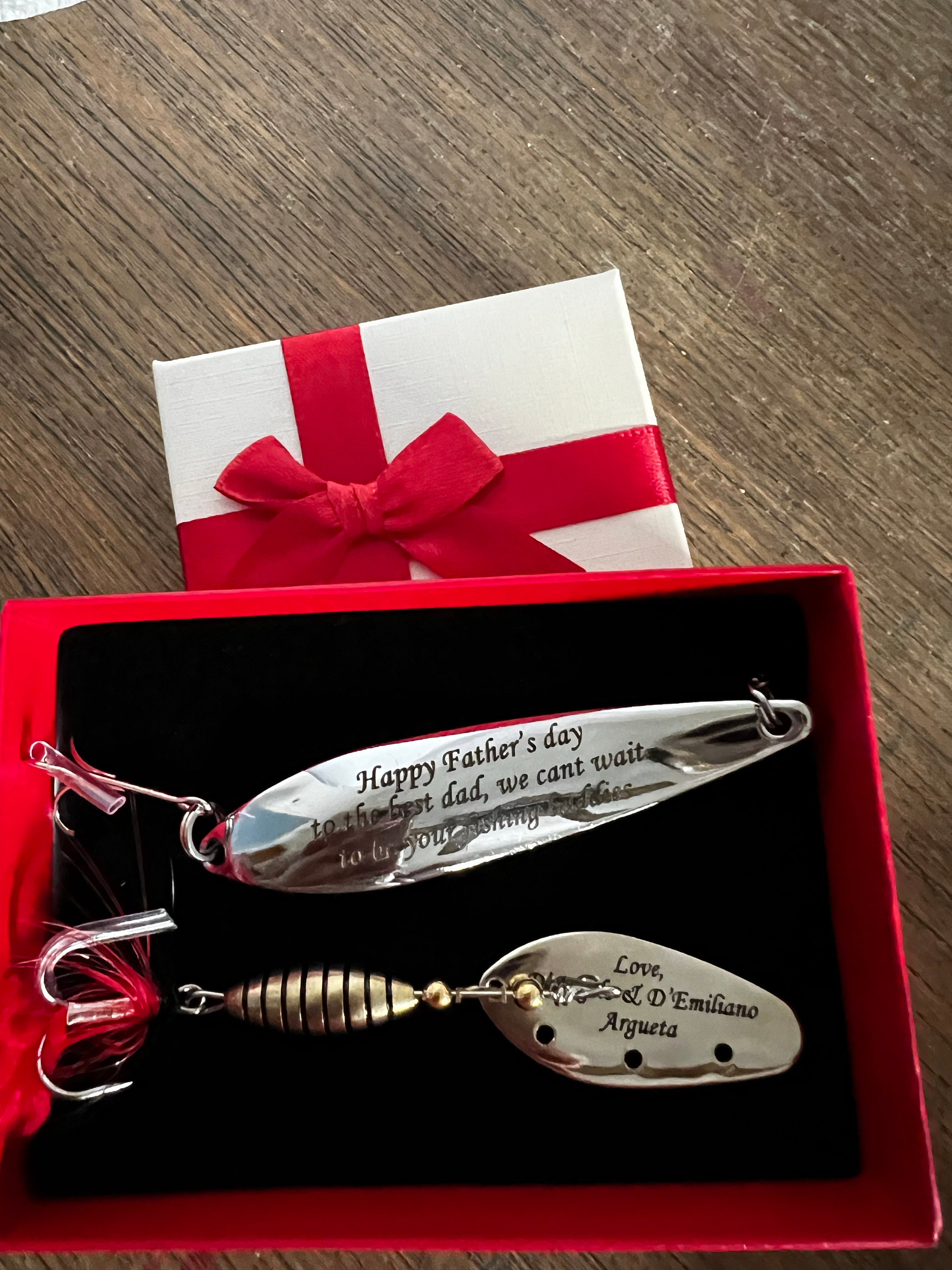 st valentine&#39;s day gift Fishing Custom Lure father&#39;s  gift fisherman Gift for Dad Uncle husband Anniversary Vatertag sgeschenk Reel Bait