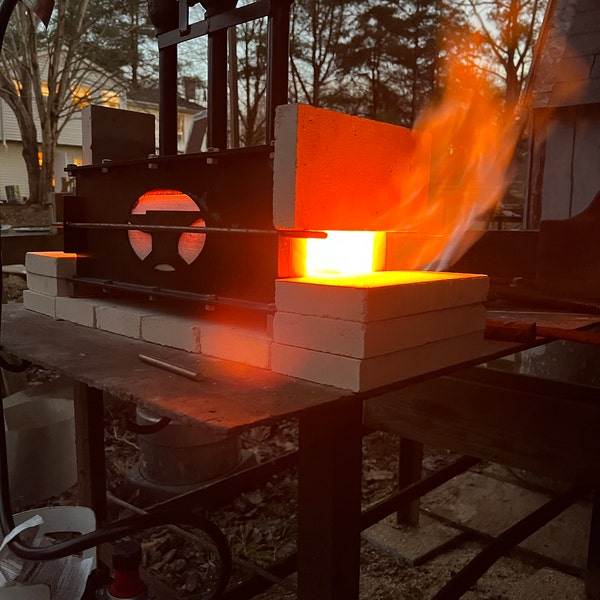 Series 2 Diamondback Ironworks Three Burner Gas Forge Blacksmith ...