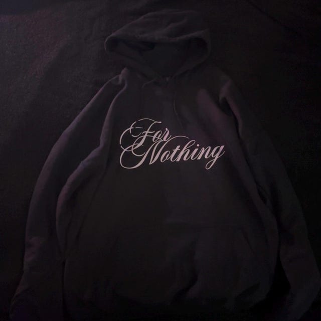 Nine Vicious for Nothing Album Hoodie Merch | Y2K Nettspend