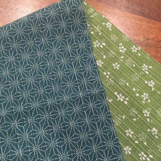 ハッピーベリー　1207 Sevenberry Asanoha Hemp Leaf Star Japanese Cotton Fabric