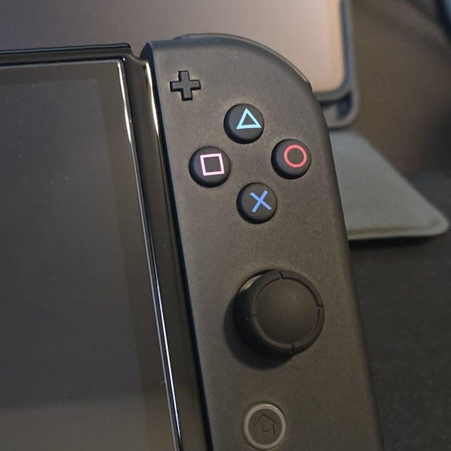 Custom Playstation 4 PS4 Themed Nintendo Switch Joy-con Joycon