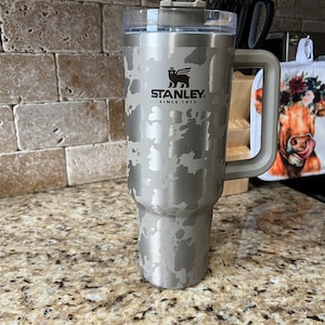 Cow Print Stanley Tumbler (READ DESCRIPTION) – Ambitious Mama Designs