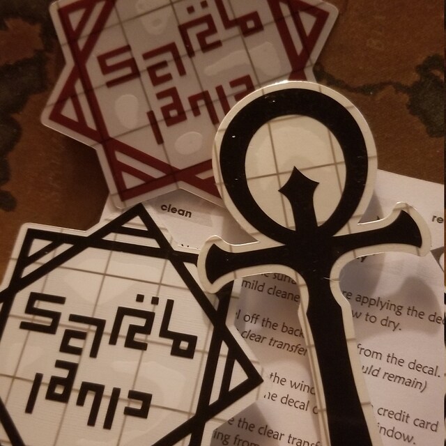 V5 Vampire: the Masquerade clan/ankh Vinyl Decals 