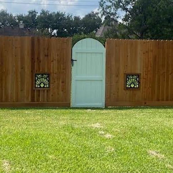 Aluminum Privacy Screen Panel, Metal Garden Fence Art, Outdoor ...