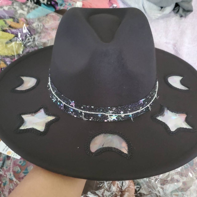 Custom Celestial Suncatcher Fedora: Rainbow Prism Festival  display picture 3