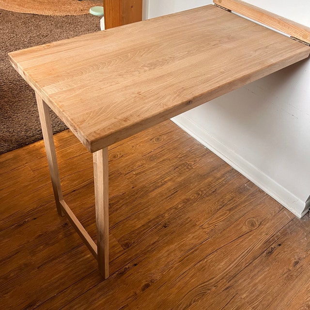 DIY Removable Wood Table Top for a Folding Table – A Great