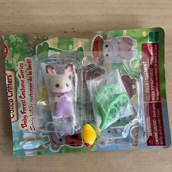 Calico Critters Baby Forest Costume Series Blind Bag Figures Revealed ...