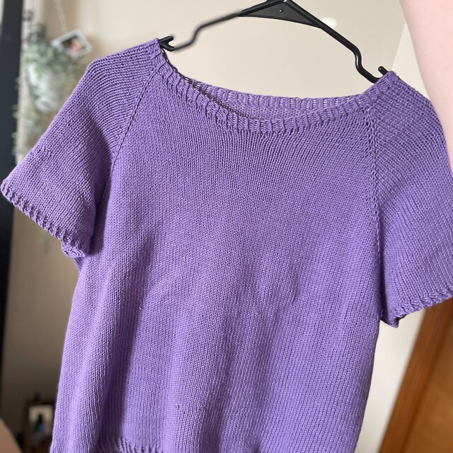 KNITTING PATTERN ⨯ Tee Shirt Knitting Pattern, Easy Sweater KNITTING PATTERN ⨯ Tee Shirt Knitting Pattern, Easy Sweater