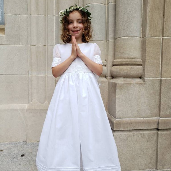 Kids First Communion Gown Age 7-11 GACH182 main image 1