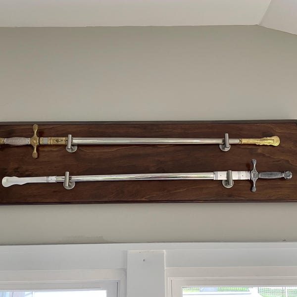 Sabre Sword Wall Racks Military Saber Holder, Wall Hanging Display - Etsy