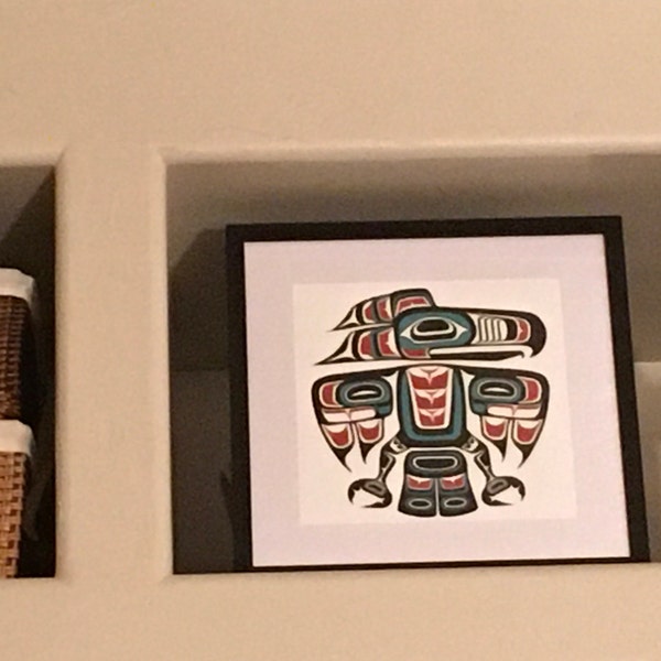 Pacific Northwest Coast Native American Haida Tlingit Raven Totem ...