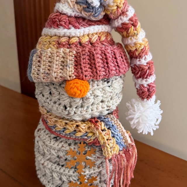 A customer's finished Wheat Stitch Santa and Elf Hat Crochet Pattern