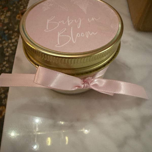 Bulk Set of Customized Favor Candles | Personalized Candle Favors for ...