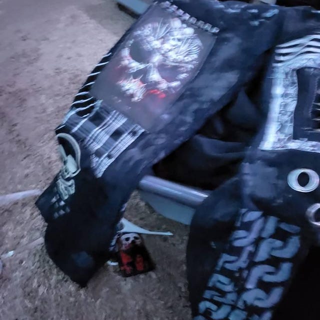 パンツ 00s roen leather pants skull patch if 00s roen leather pants skull patch if Custom Handmade Skull Punk