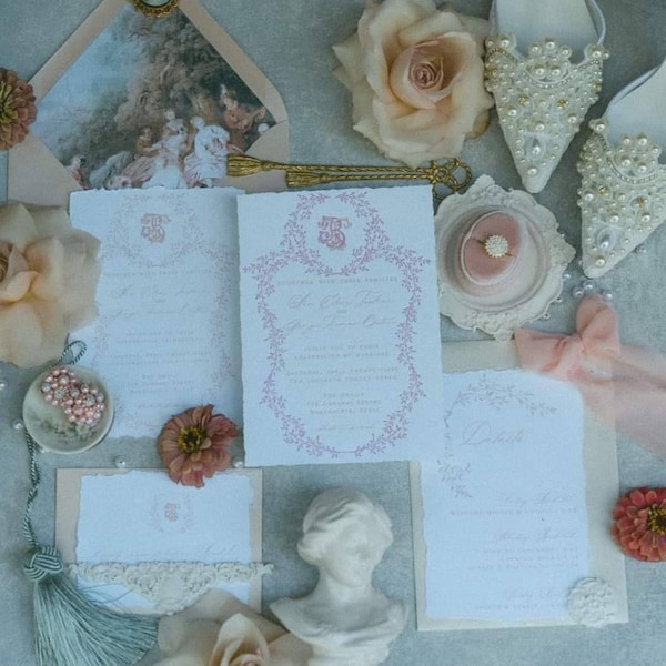 3D Tile: Baroque Renaissance Fine Art Wedding Photography Flat Lay ...