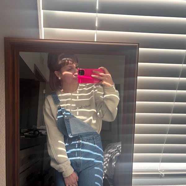 SEVENTH HEAVEN ENJOY GOD KNIT SWEATER RED main image 0