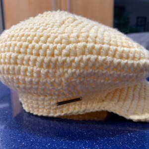 Crochet PATTERN - the Belmont Scally Cap, Newsboy Hat, 1920s Hat