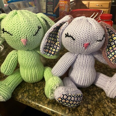 Bunny Knitting Machine Pattern PDF ONLY Addi Sentro - Etsy