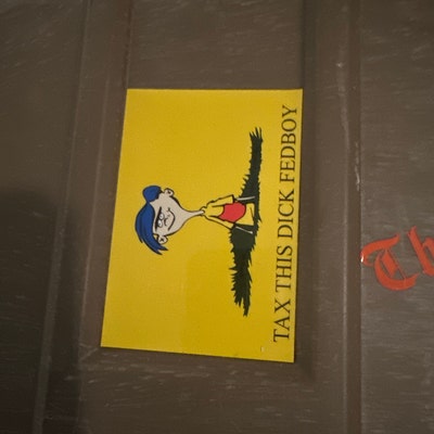 Rolf Tax This Dick Fedboy Meme Stickers Vinyl Water Resistant Peel and