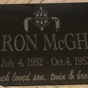 Memorial Stone for Mom Dad, Personalized in Loving Memory Memorial ...