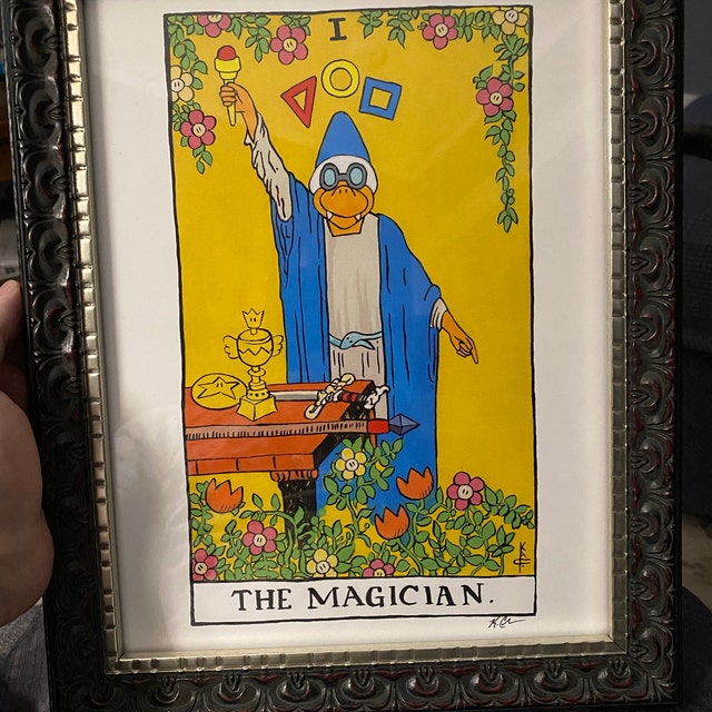 The Magician - Geeky Kamek Magikoopa Tarot Card Print - Rider