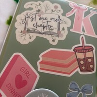 Just One More Chapter Clear Book Sticker | Bookish Sticker | Reader ...