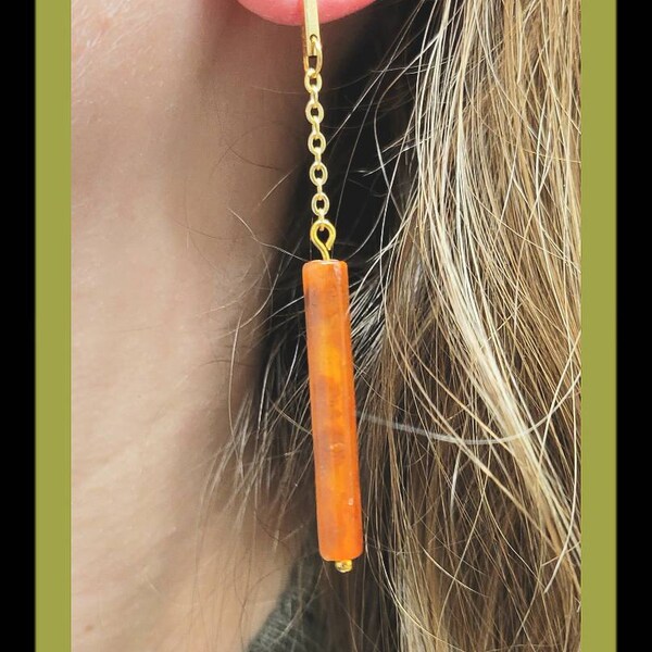 SEFORA OMBRE BEAD STUD EARRINGS main image 1
