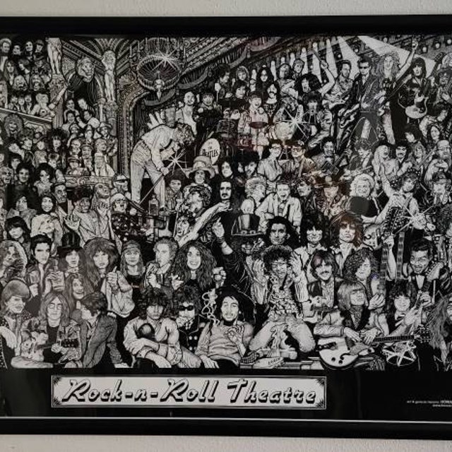 ロックンロールシアター、ハワード・テマンによる絵、ロックンロールの