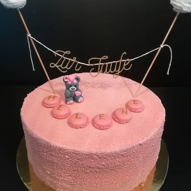 Taufe Kuchengirlande Personalisierbar Taufe Tischdeko Taufe Etsy