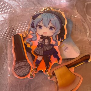 ホロライブVtuber 星町翠星のファンメイドアクリルキーホルダー