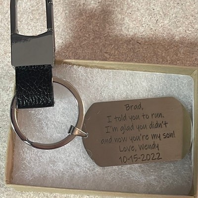 Son in Law, Wedding Gift, Son Wedding Gift, Gifts for Him, Custom Key ...
