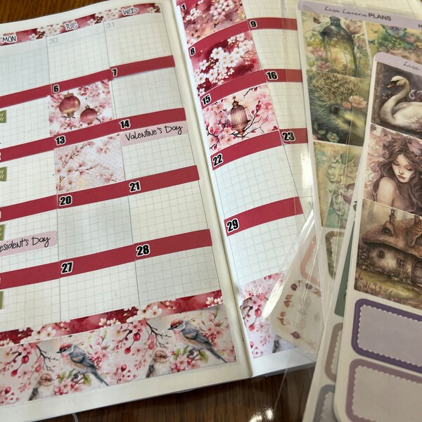 SPRING FAIRY Hobonichi Cousin Weekly Planner Sticker Kit | | HC213 - Etsy