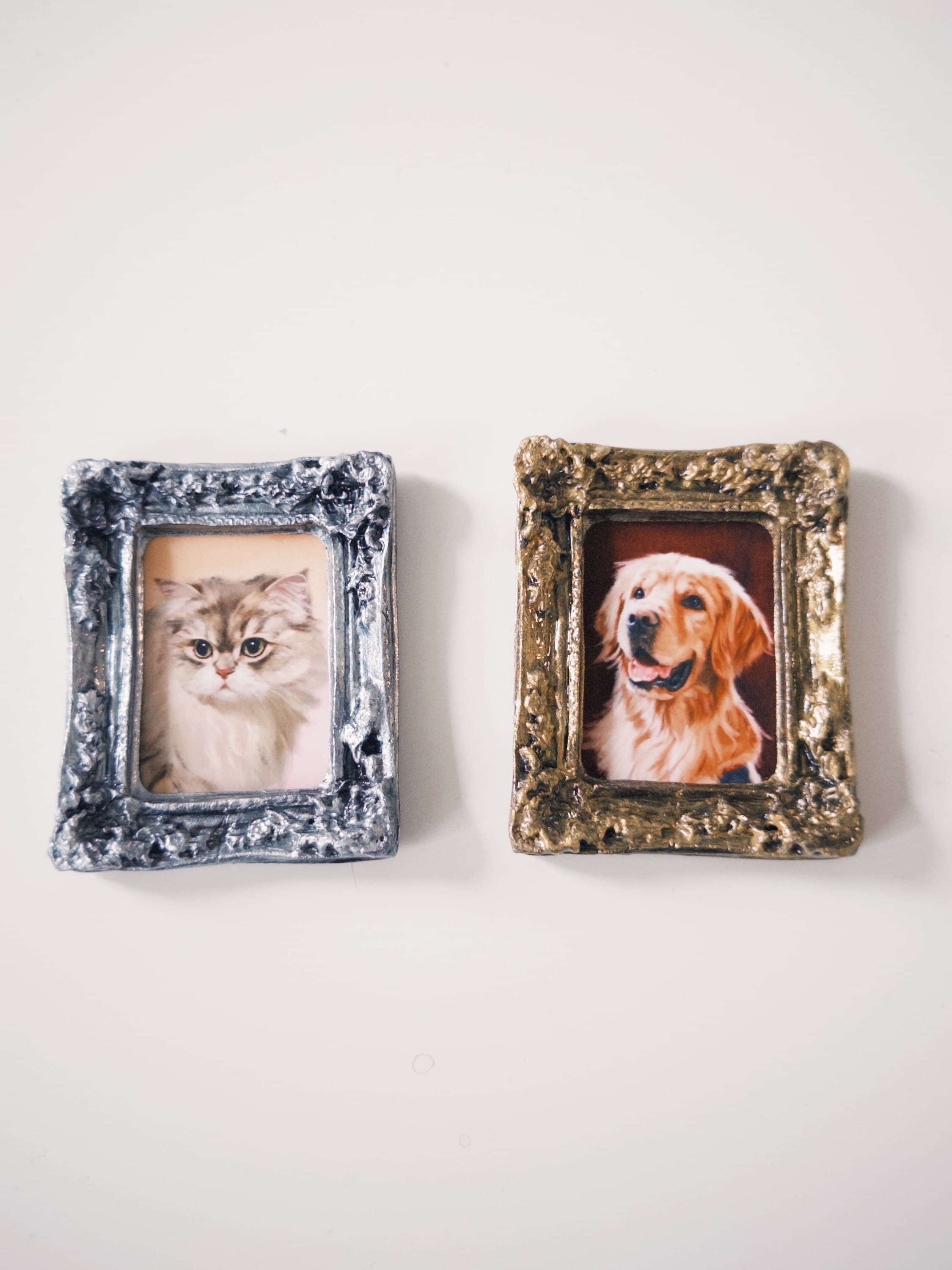 Custom Pet Portrait Magnets, Vintage Oil Painting Style, Best Gift for Pet Owner and Lover