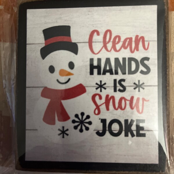 Funny Christmas Bathroom Decor, Christmas Tiered Tray Decor, Mini ...